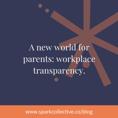 From our Founder: The next big thing- transparency for working parents